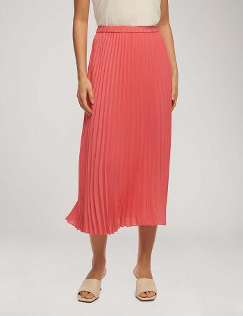 Anne Klein Solid Pull On Geplooid Skirt Broek Roze | QNLUV86659